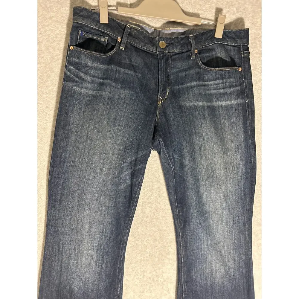 Gap 1969 Sexy Boot Jeans Womens 33/16R Dark Wash Denim‎ Bootcut Mid Rise
